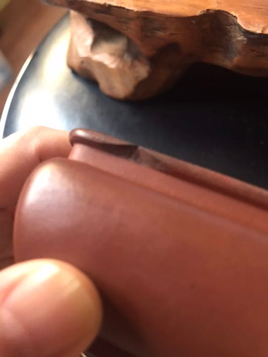 ⑧ミニ盆栽鉢 中国宜興 朱泥袋式長方鉢11cmx7.3cm x4.3cmおまけ付