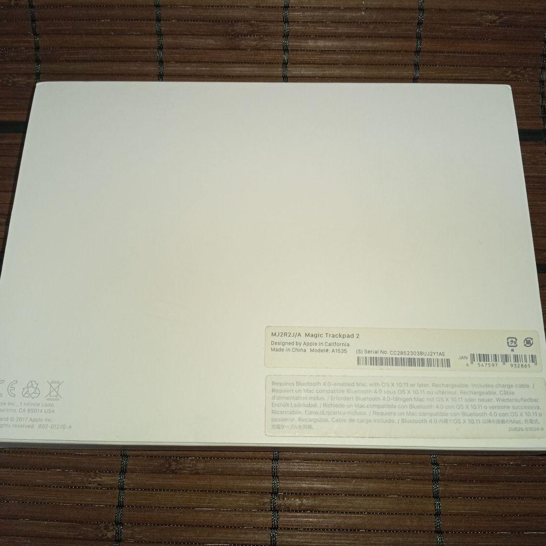 マウス・トラックボール Magic Trackpad 2 MJ2R2J/A