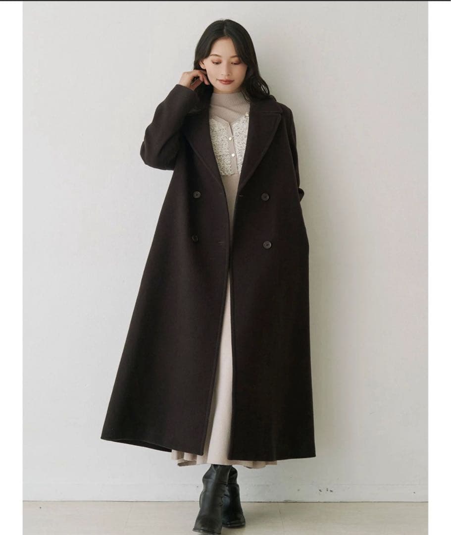 MERCURYDUO ウールチェスターコート