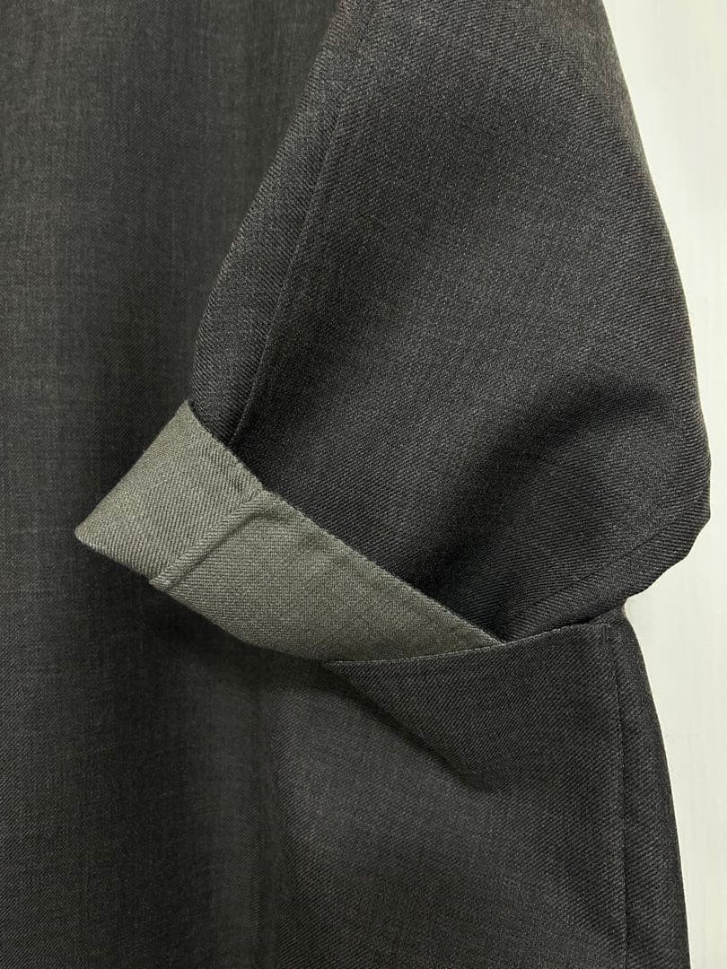 2025AWアダムエロペADAM ET ROPE'ソモウリバーロングコート美品