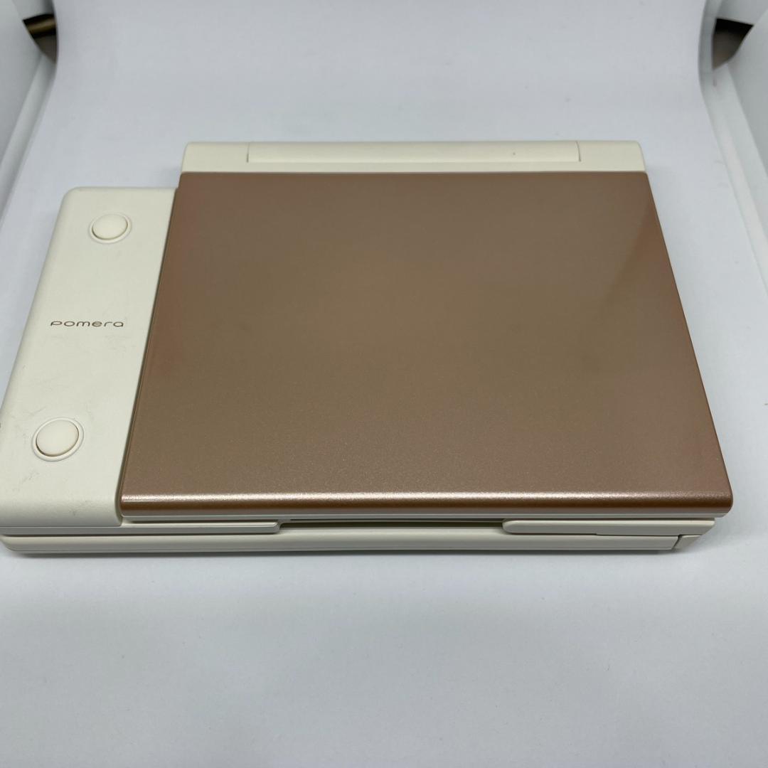 【個人出品】KING JIM ポメラ DM5 ポータブル折りたたみ ゴールド