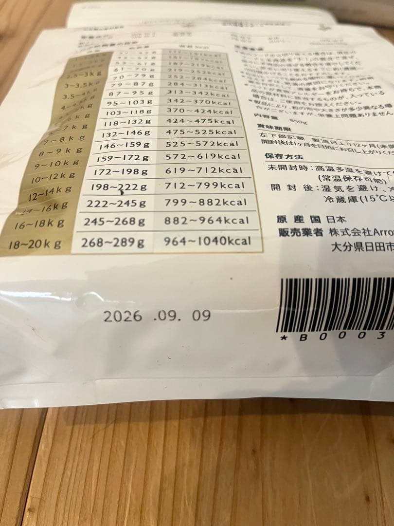 ペルシア　ビーフ ドライドッグフード 850g×4袋セット