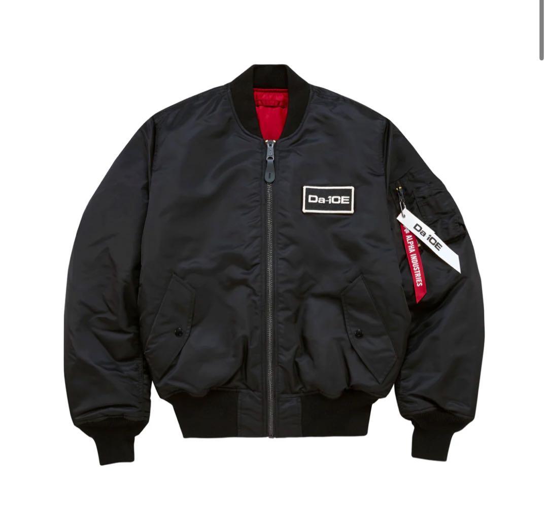 Da-iCE ×ALPHA コラボMA-1ジャケット 黒　L
