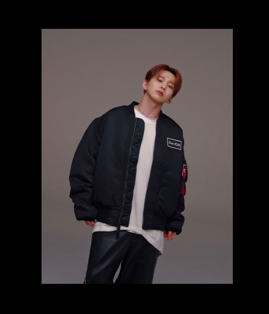 Da-iCE ×ALPHA コラボMA-1ジャケット 黒　L