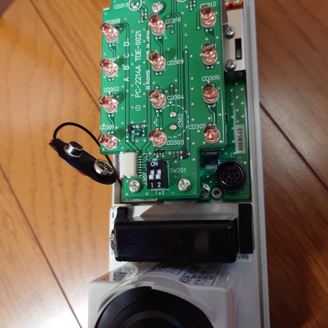 TAKEX サイレン・フラッシュ付き受信機・送信機セット【中古品】