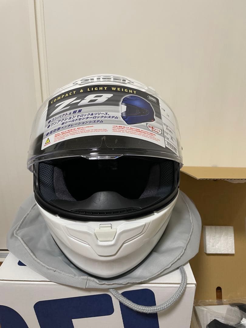 SHOEI Z-8 ヘルメット XL 送料込み　ルミナスホワイト