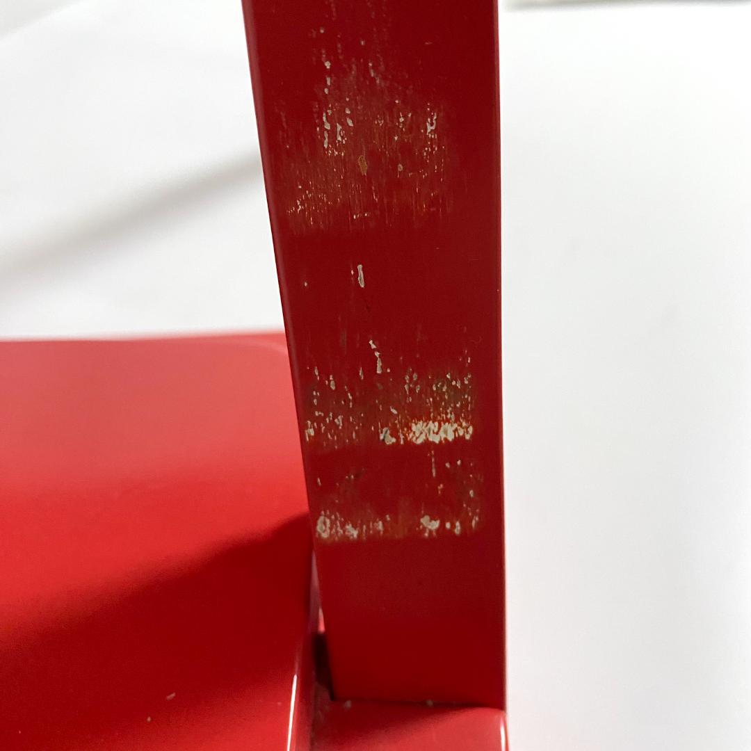 豊橋木工 UPRIGHT チェア レッド