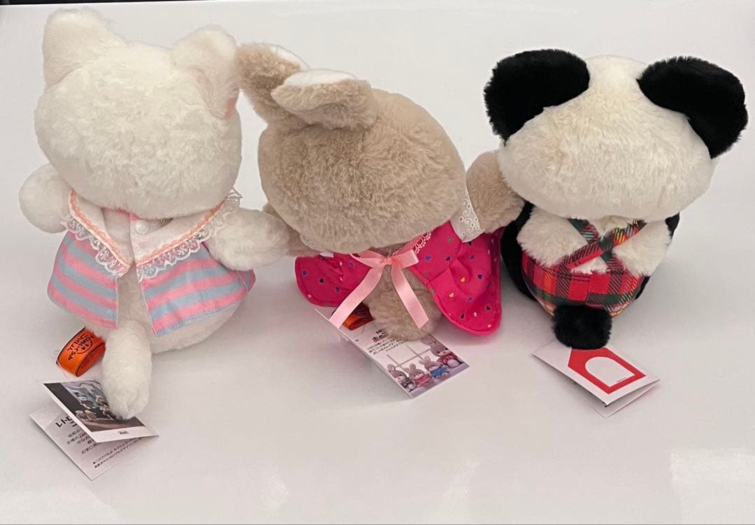 YOSHITOKU ぬいぐるみセット 猫・ウサギ・パンダ