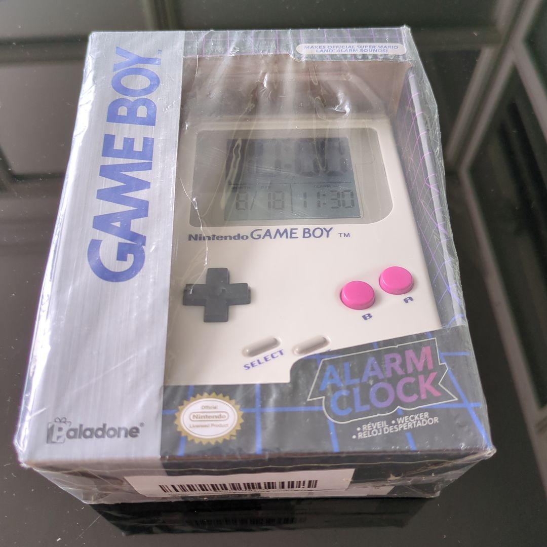 ニンテンドー ゲームボーイ型 目覚まし時計 アラームクロック