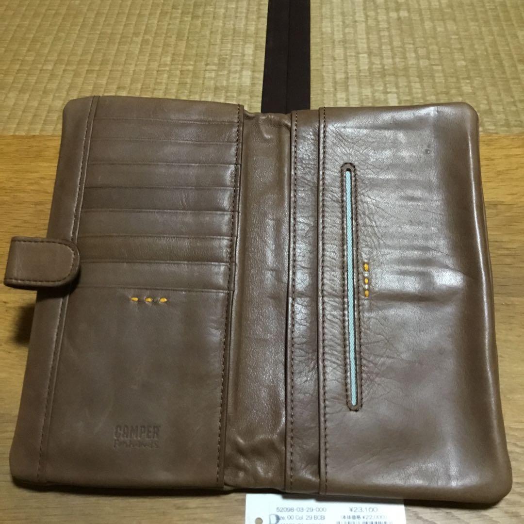 Camper ブラウン 二つ折り財布
