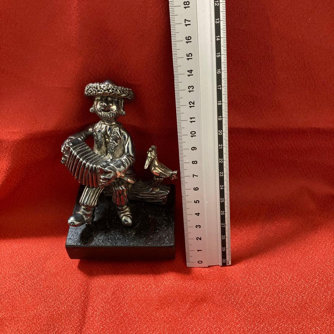 Frank Meisler シルバー925 アコーディオンを持つ男性