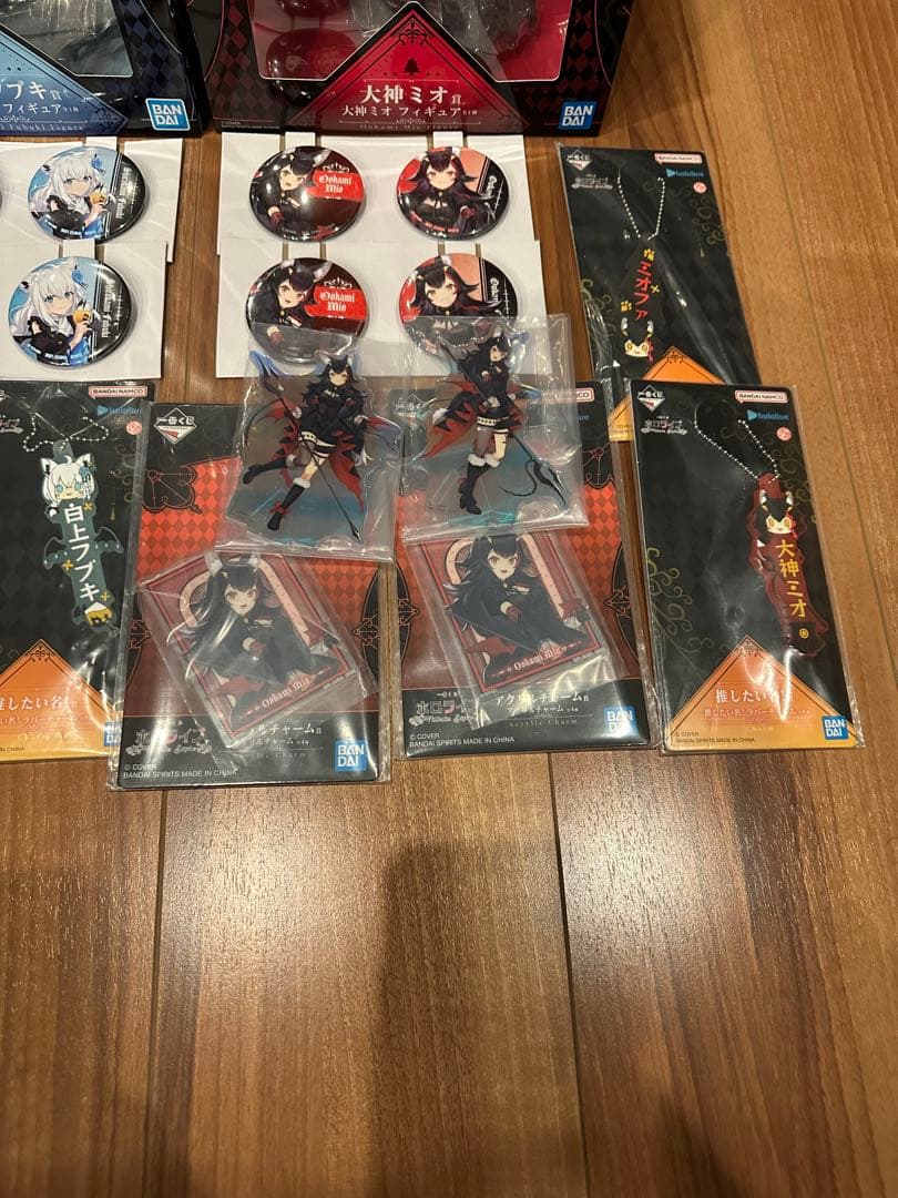 一番くじ ホロライブ 白上フブキ 大神ミオ フィギュアセット