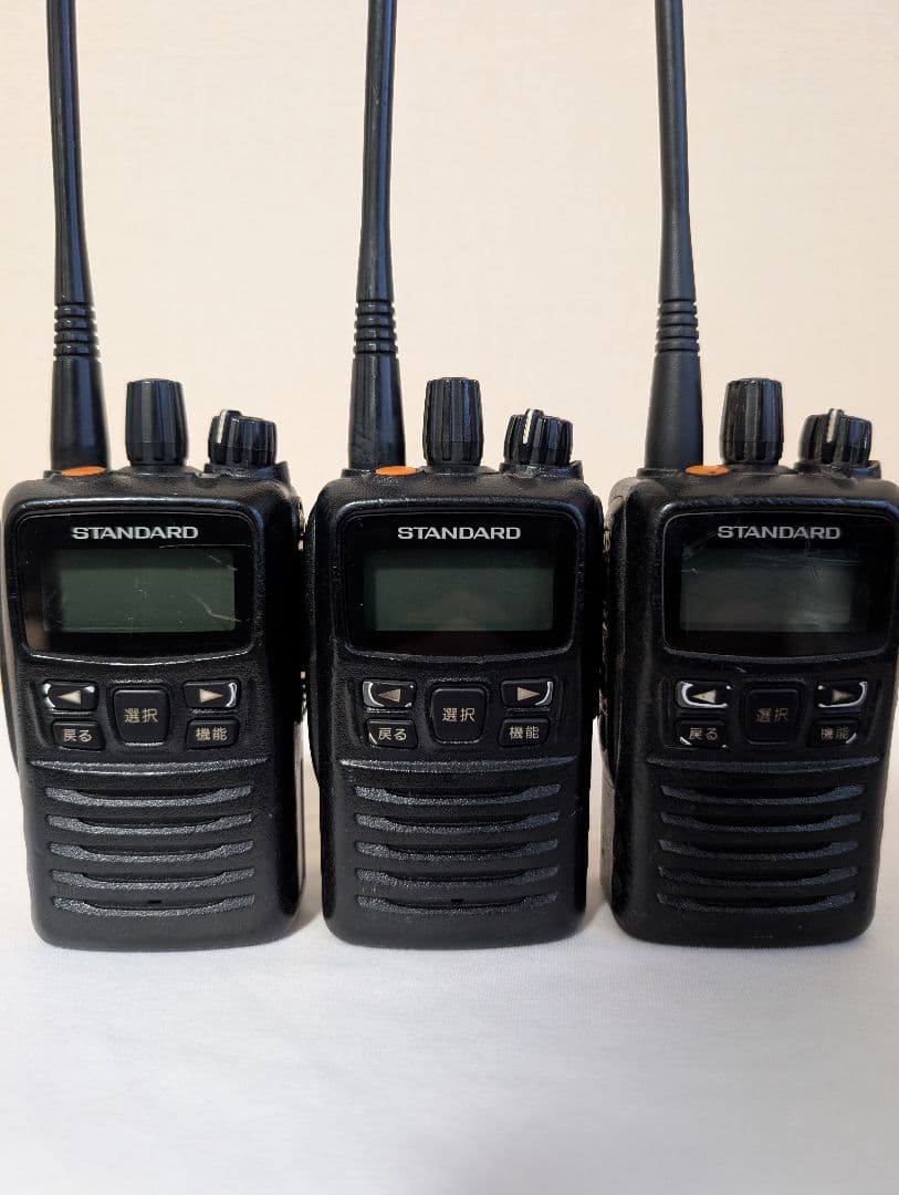 スタンダード デジタル簡易無線機 免許局 VXD450U イヤホンマイク付 3台