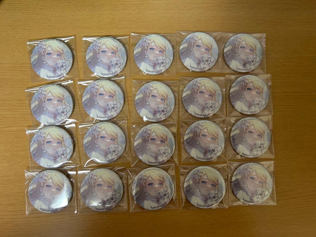 遠*藤様 プロセカ 鏡音リン 8A グリッター缶バッジ