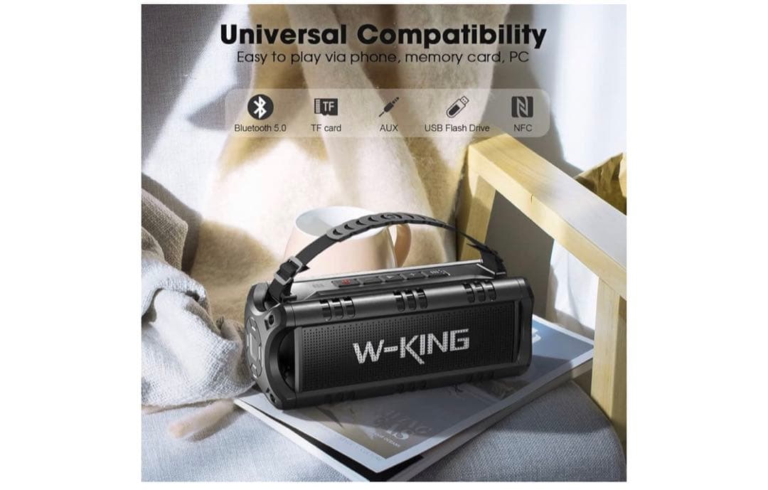 Bluetooth スピーカー ワイヤレススピーカー IPX6防水 アウトドア