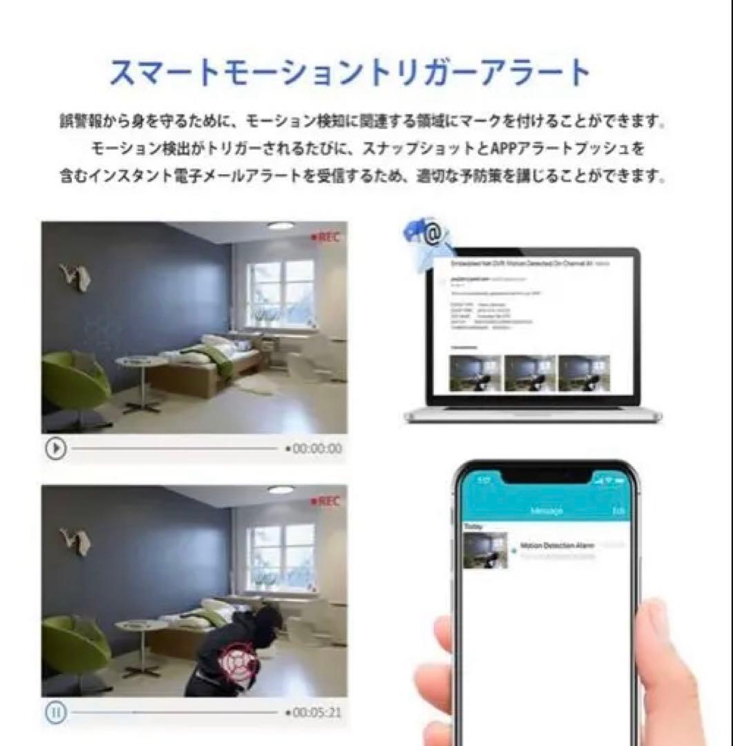 新品未使用‼️ HD PoE IP Camera 5倍光学ズーム　防犯カメラ　暗視