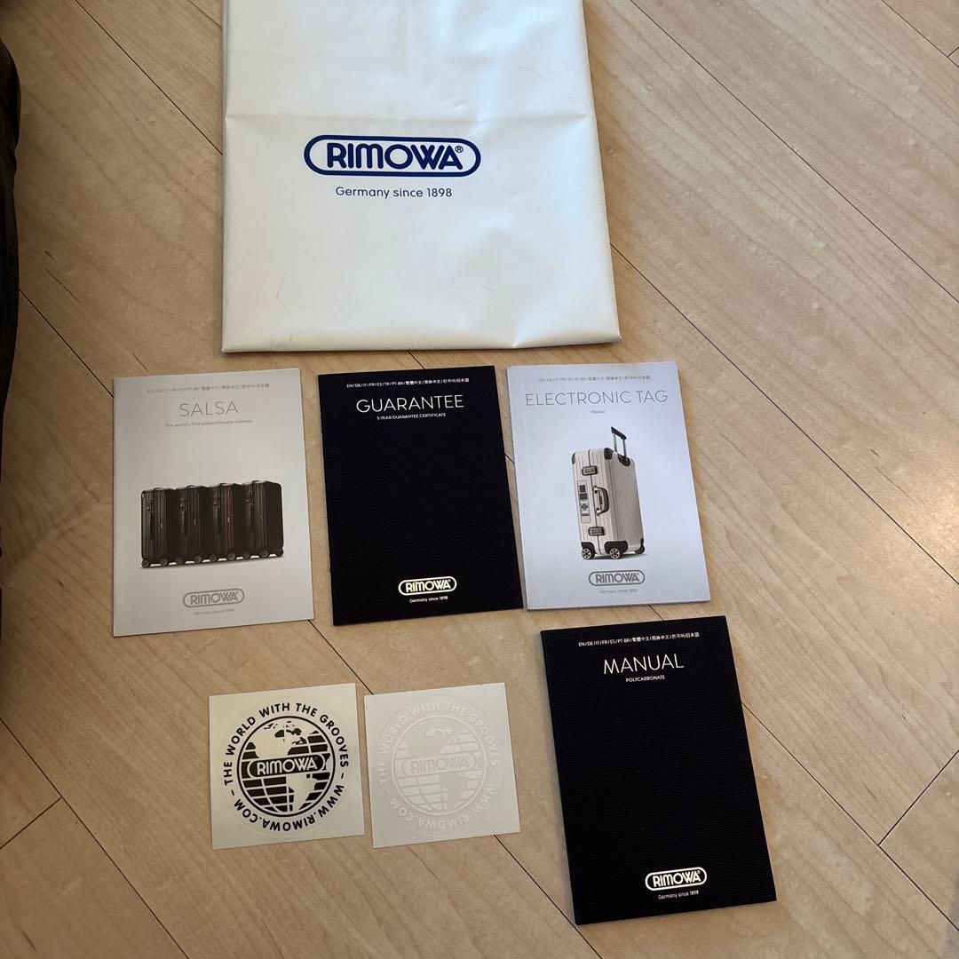 h*a様 スーツケース RIMOWA（リモワ） マットブラック 黒　63l 60