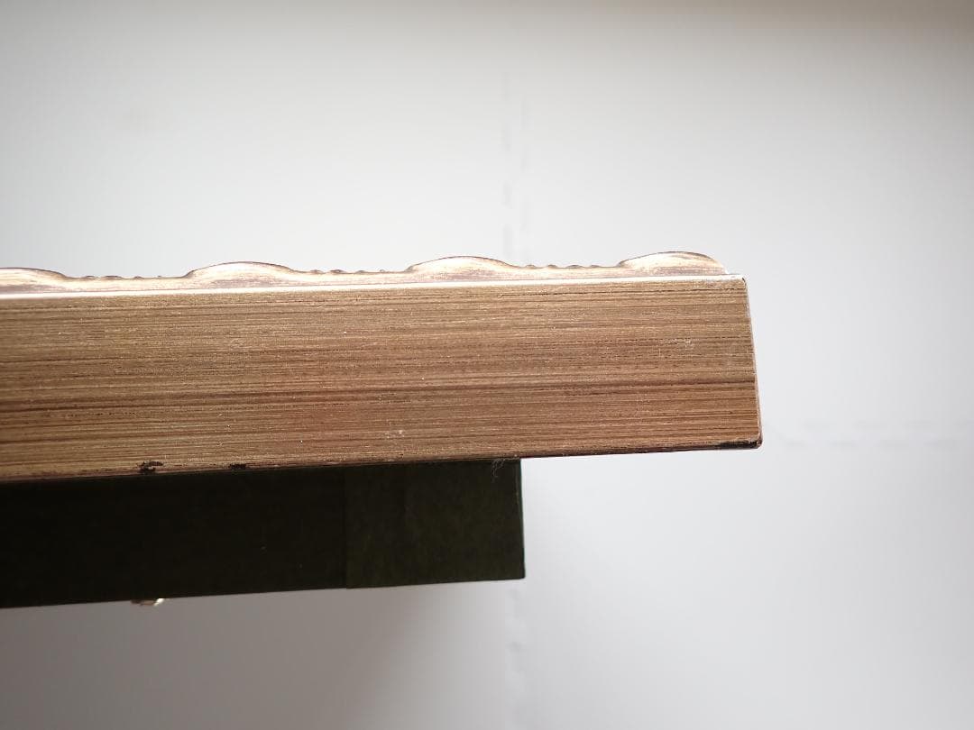 油絵/油彩 額縁 F10〔題名 乗鞍〕匿名発送・送料込 ヤッコ型箱に梱包して送付