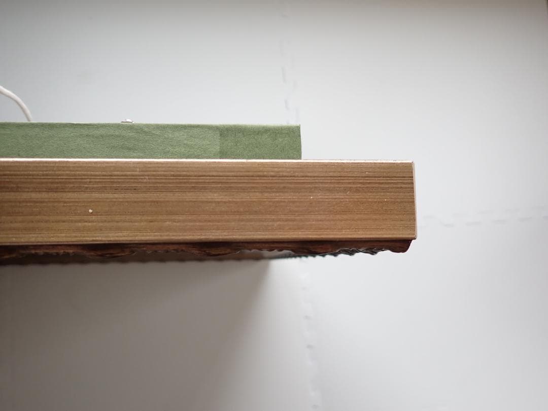 油絵/油彩 額縁 F10〔題名 乗鞍〕匿名発送・送料込 ヤッコ型箱に梱包して送付