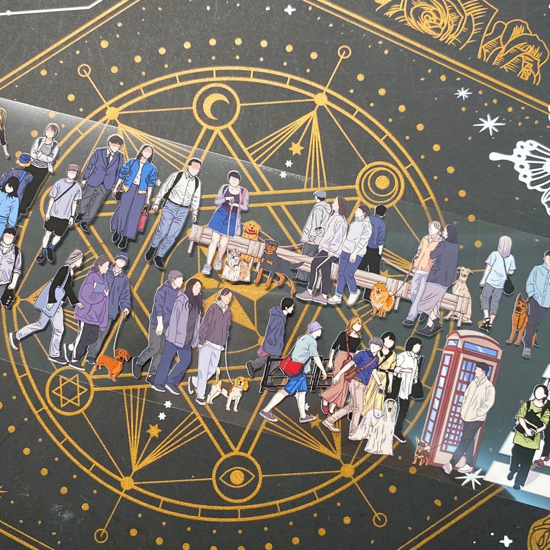 【9280】海外　マステ　中古巻　PETマスキングテープ　人物系