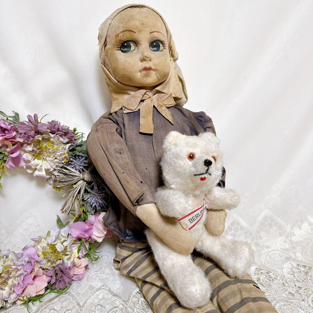 11/25 バナナ猫様　　❤️アンティークドール2体セット❤️