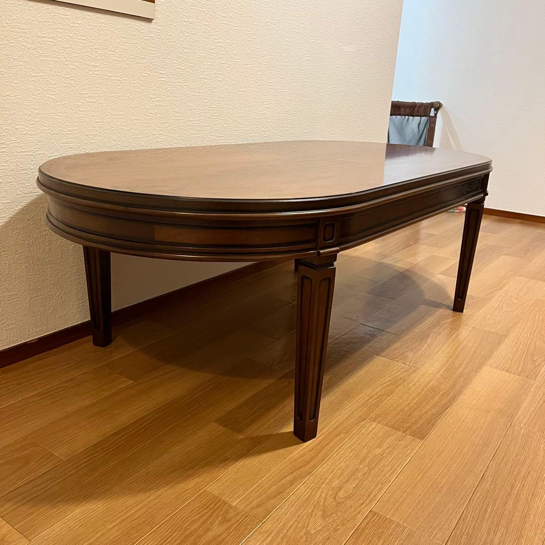 マルニ木工 地中海ロイヤル センターテーブル 大型 オーバル 国産家具