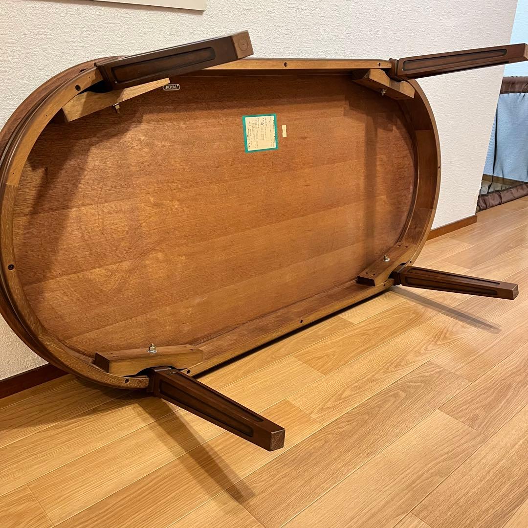 マルニ木工 地中海ロイヤル センターテーブル 大型 オーバル 国産家具