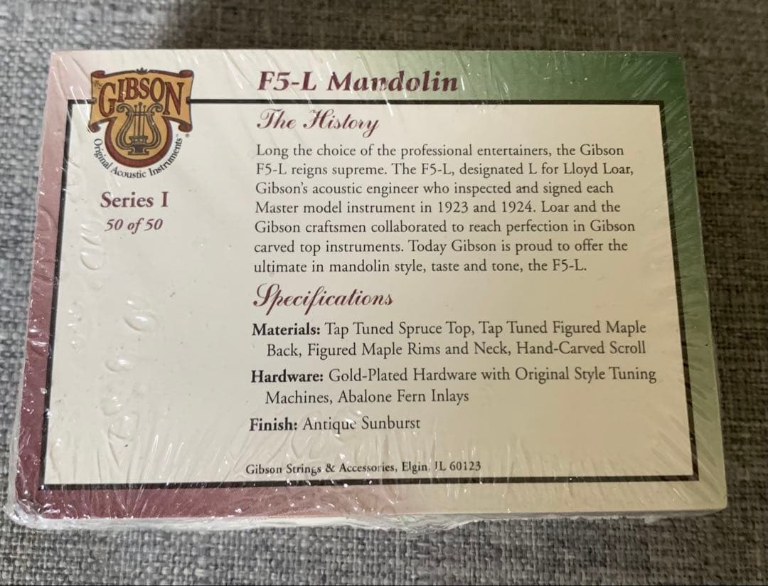 Gibson ギタートレーディングカード、トランプ、コレクタブル缶