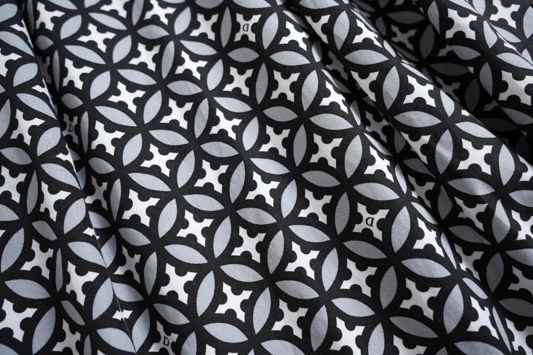 281t*美品 ドレステリア コットン オーバーラップサークルプリントスカート.