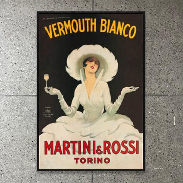 額装品/Vermouth Bianco/マルチェロ ドゥボビッチ/アートポスター