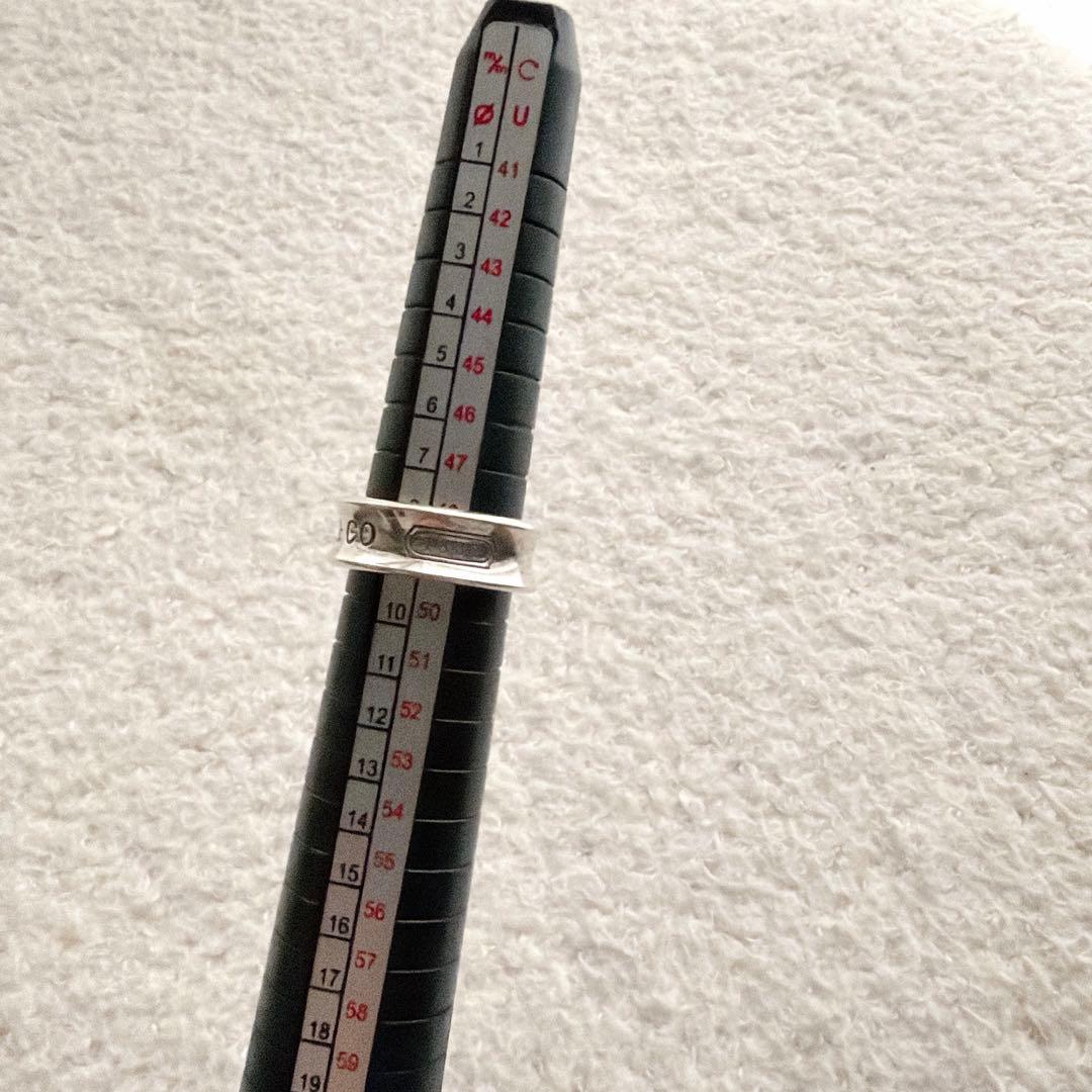 ティファニー リング 1837 ナローリング シルバー925 9号