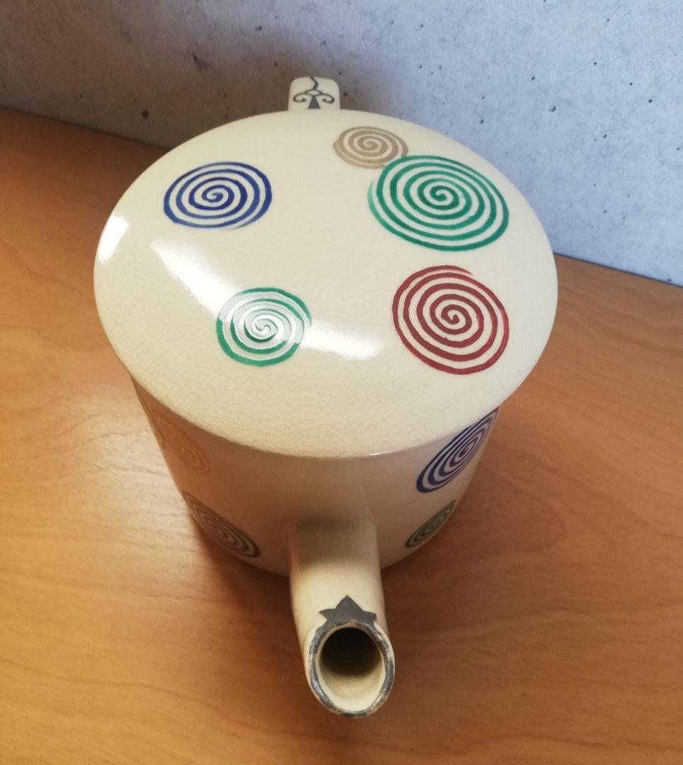 茶道具 水次 仁清写渦巻絵 香泉作 NO304