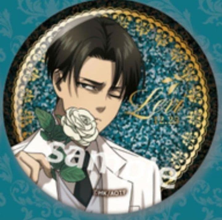 リヴァイ　カラオケの鉄人コラボ缶バッジ　30個セット