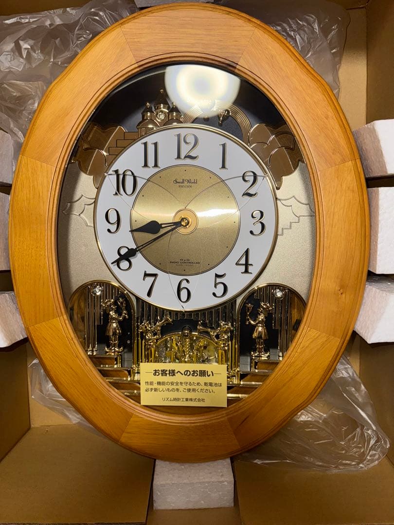 【中古】からくり時計 スモールワールドソルシア 4MN422RH06