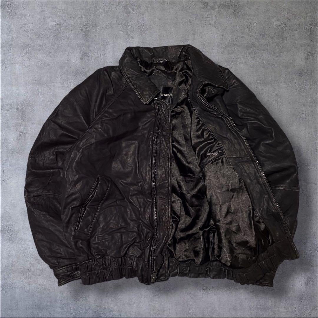 レザー ジャケット アメカジ コーデ シティーボーイ c-boy style