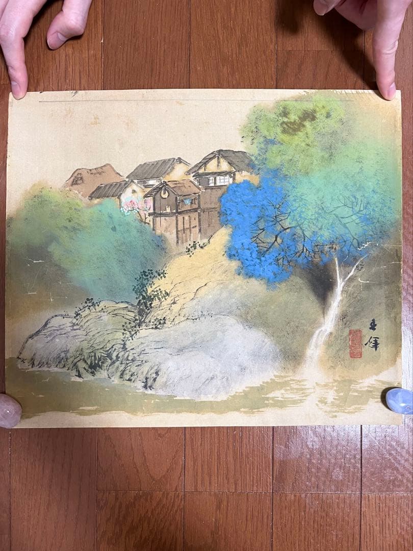 【骨董】時代物 絵画セット　バラ売り可