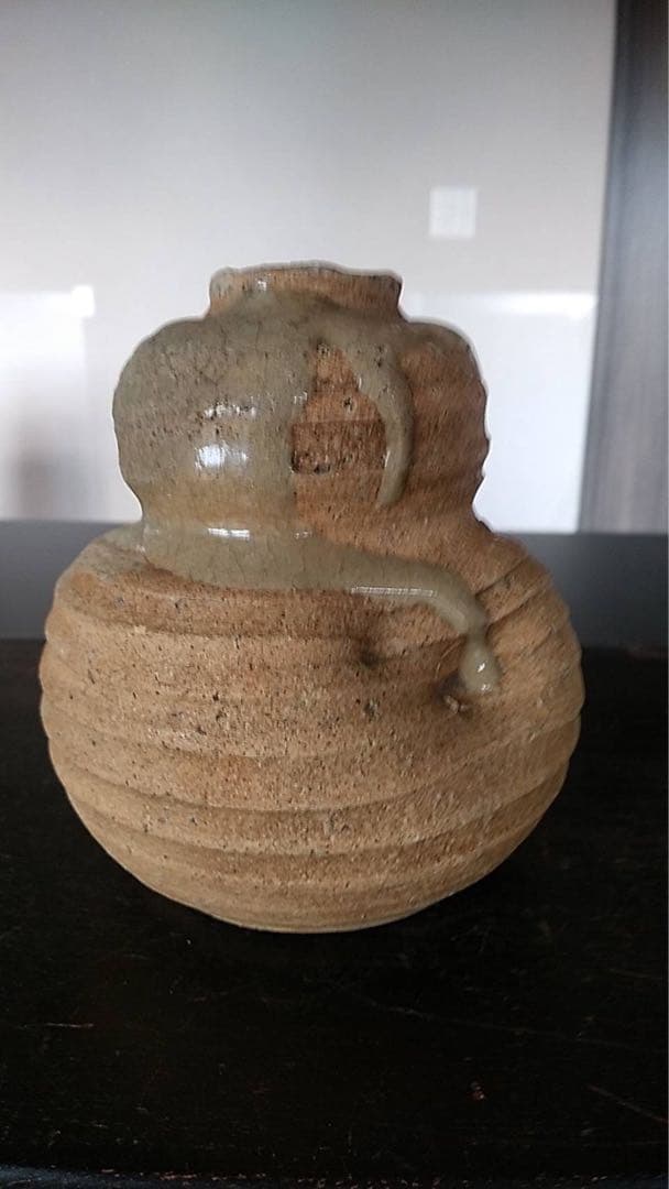 伊賀焼　遠州伊賀　煎茶器　李朝　花器　ビードロ　古陶磁　古美術　アンティーク