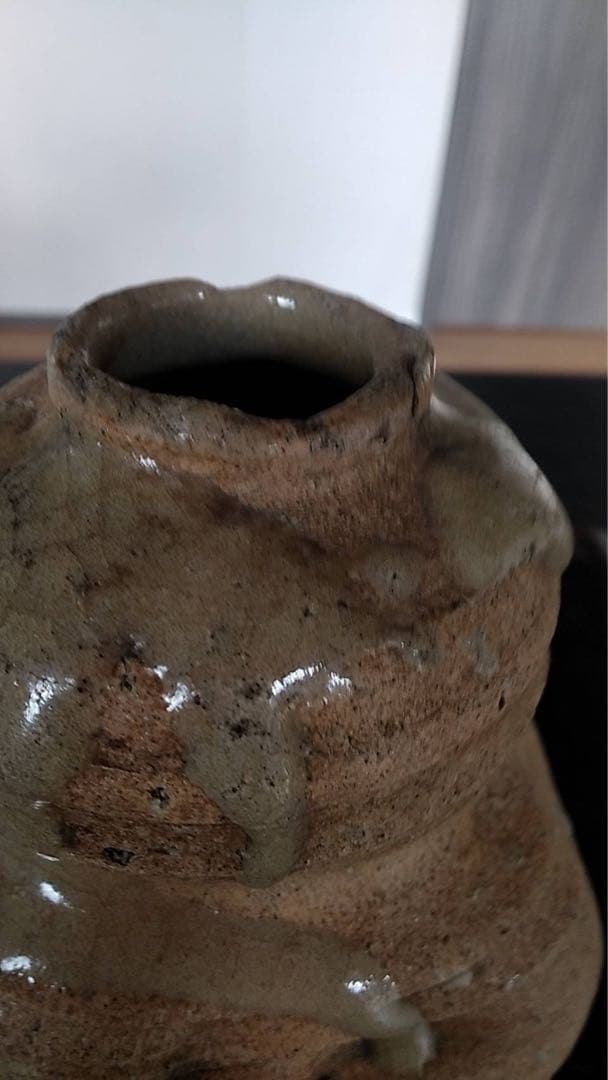 伊賀焼　遠州伊賀　煎茶器　李朝　花器　ビードロ　古陶磁　古美術　アンティーク