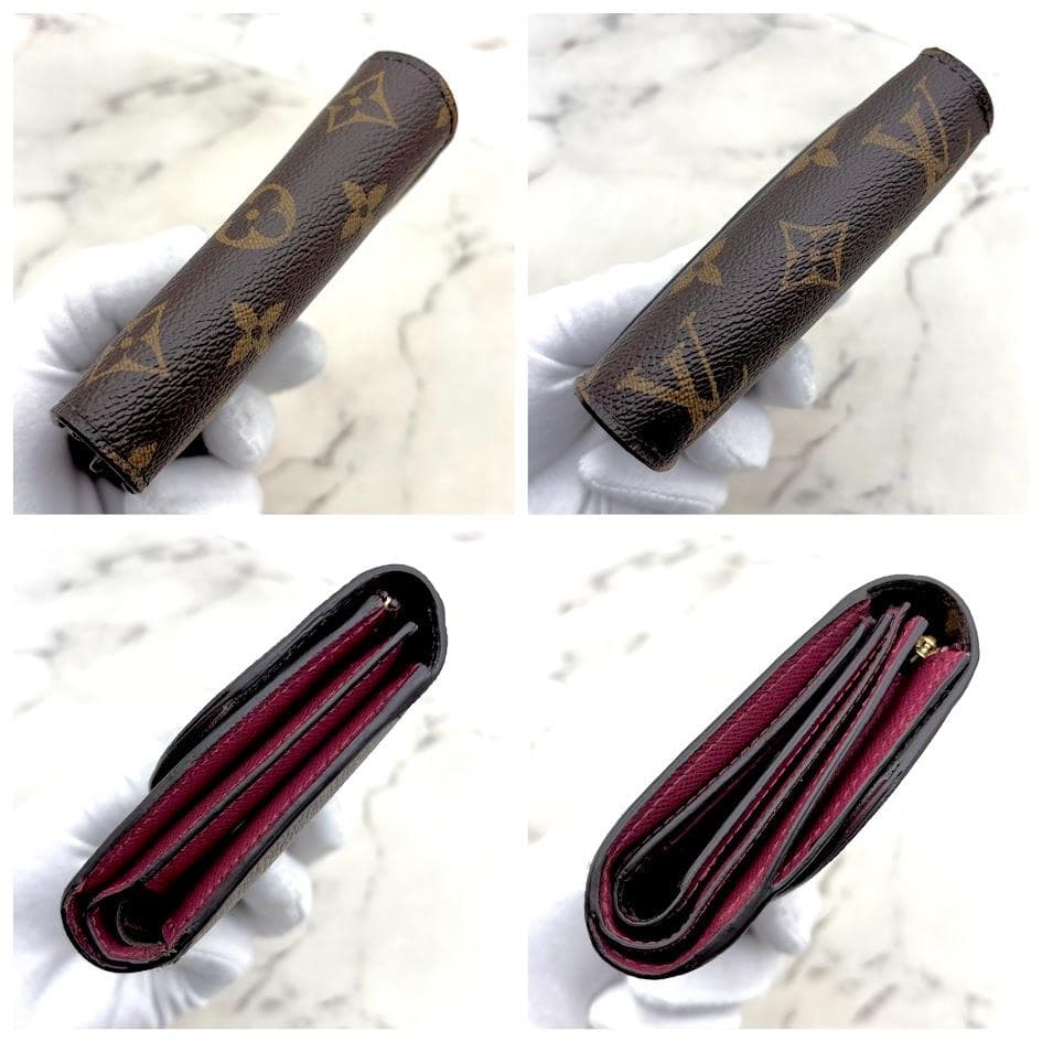 【超極美品】ルイヴィトン　モノグラム　ポルトフォイユ　アリアンヌ　フューシャ