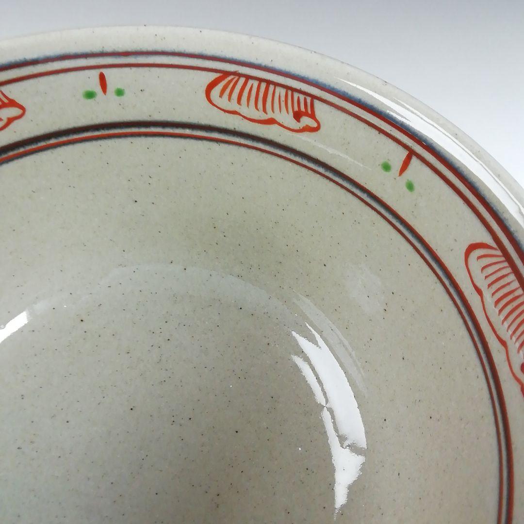 Ｔ６０７　茶碗　『膳所焼』『赤絵　安南写』『淡海ぜぜ陽炎園 造』　共箱　茶道具