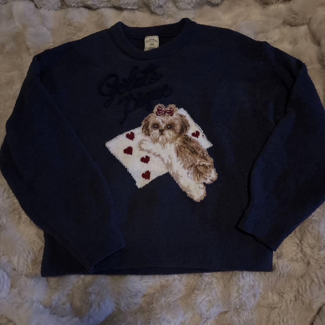 ジェラートピケ　シーズー ジャガードプルオーバー & ベビモコロングパンツセット