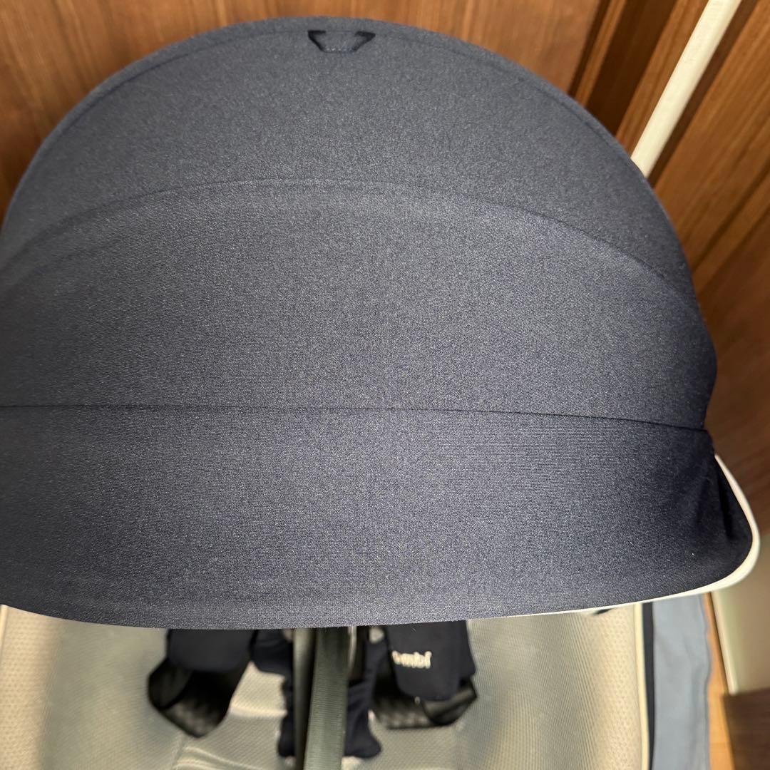 【美品】コンビ クルムーヴ ISOFIX 回転式 チャイルドシート ネイビー