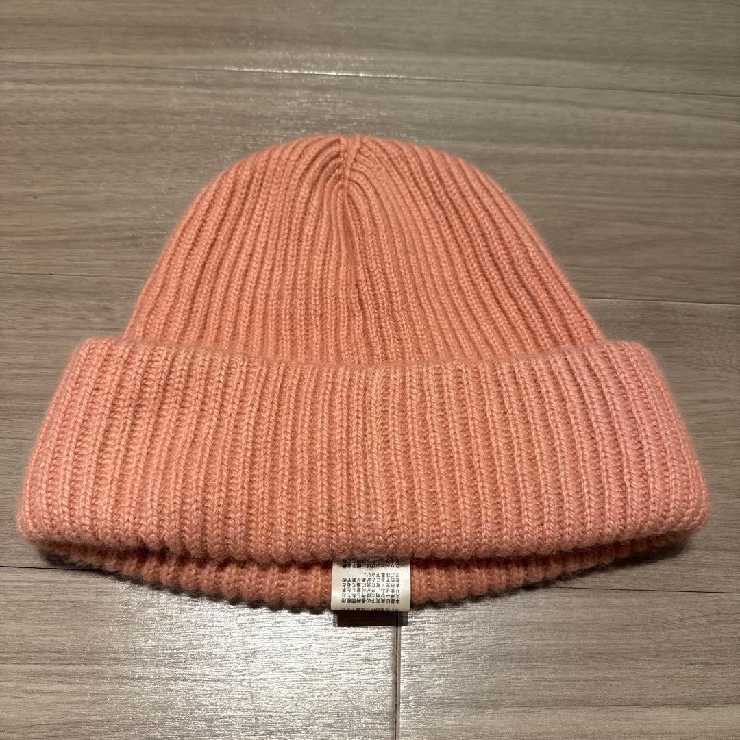 エルメス (HERMES)ピンク ニット帽 L
