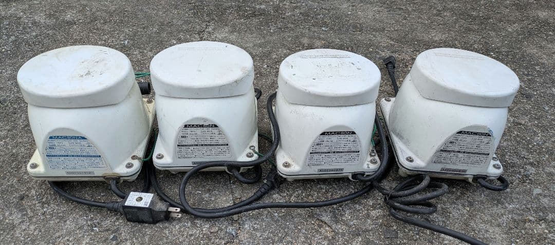 ジャンク　フジクリーン　4台　MAC80N 3台　MAC80NA　80リッター