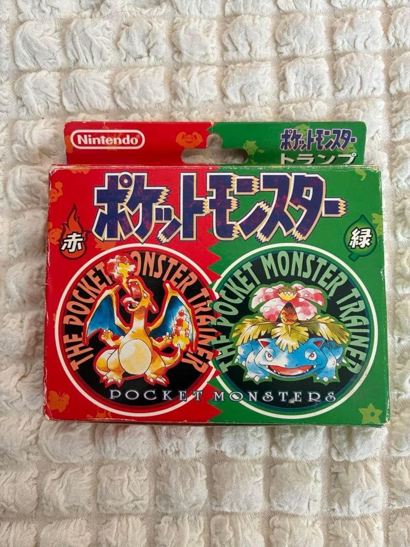 ポケモン トランプ 赤 緑 各54枚 計108枚 当時物 レトロ