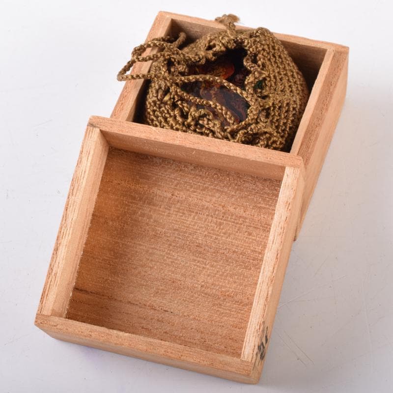 茶道具　溜漆　堆漆　香合　袱紗・時代箱付　V　R7976