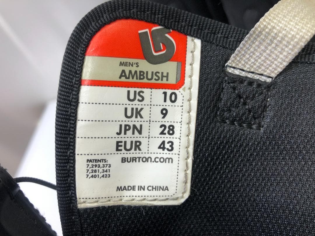 ◆ スノボ ブーツ BURTON AMBUSH 28.0 cm スノーボード
