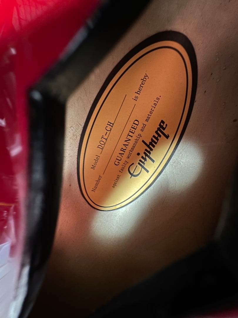 《最終値下げ》Epiphone DOT CH ES-335