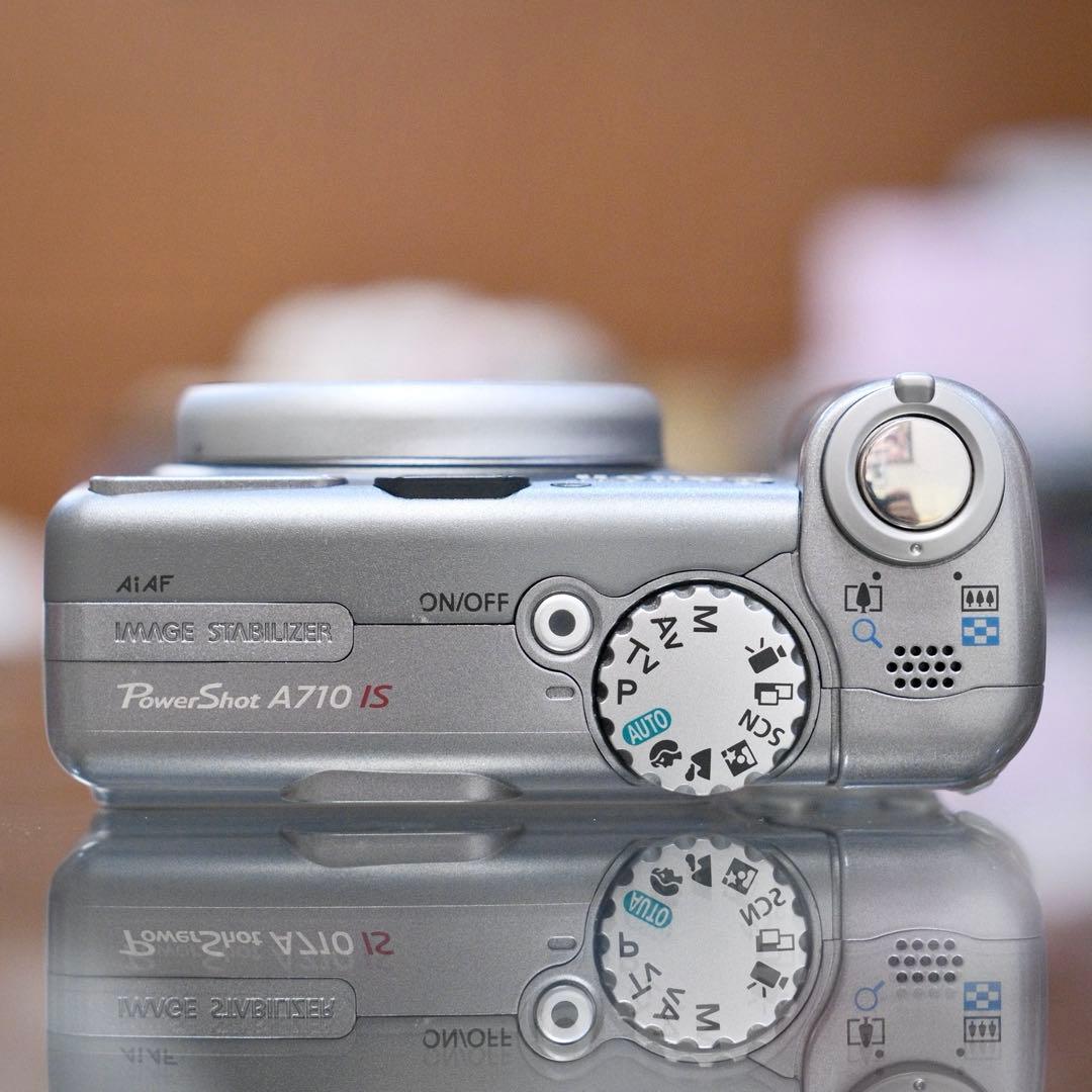 極美品！名機 動作品 平成レトロ Canon PowerShot A710 IS