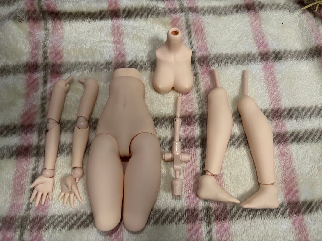 imomodoll 1/4 普通肌、セミホワイト　大胸ボディ